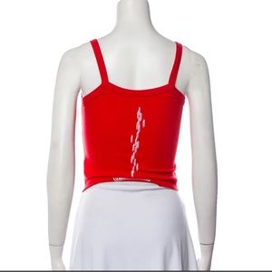 AUTHENTIC CHROME HEARTS
x Bella Hadid Graphic Print Crop Top ONE SIZE